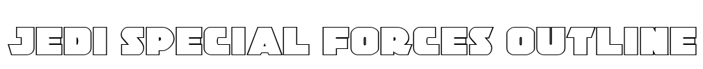 Jedi Special Forces Outline