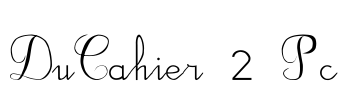 DuCahier 2 Pc
