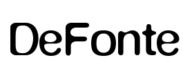 DeFonte Font Image