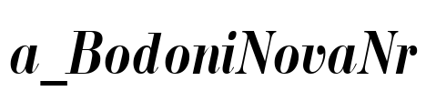a_BodoniNovaNr