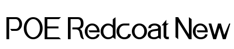 POE Redcoat New Font Image