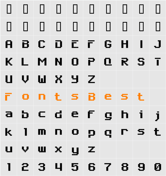 6809chargen Character Map