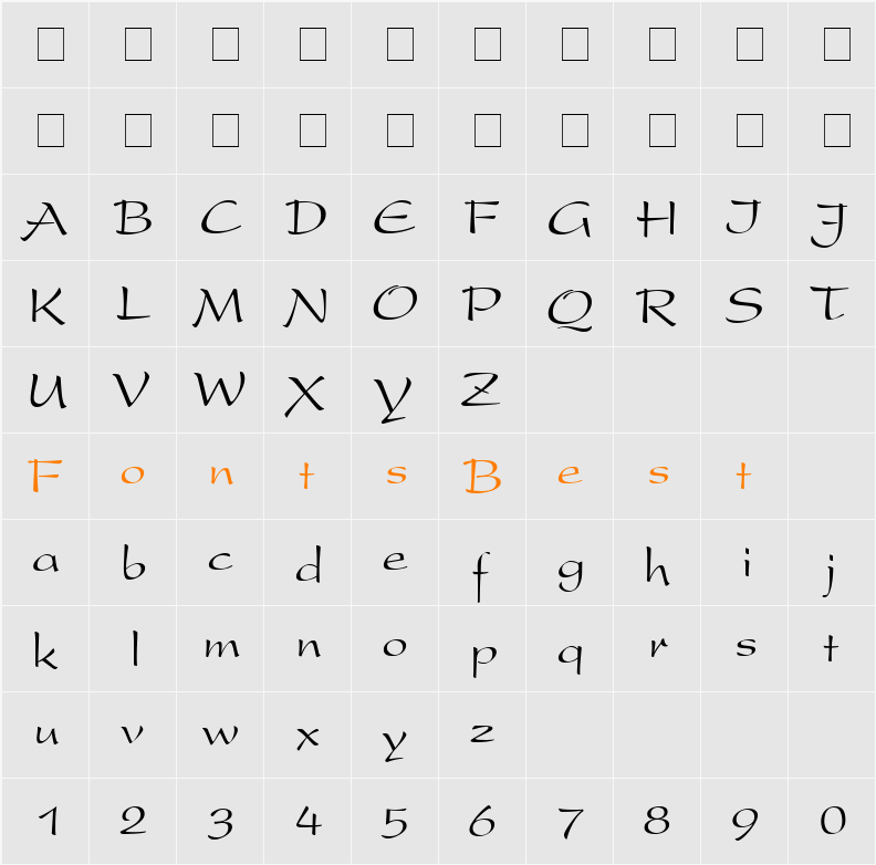 Snippet Script SSi Character Map