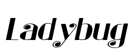 Ladybug Font Image