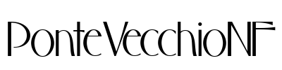 PonteVecchioNF Font Image