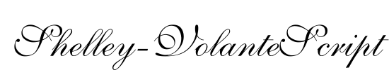 Shelley-VolanteScript Font Image