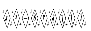 JI-Scatty Font Image