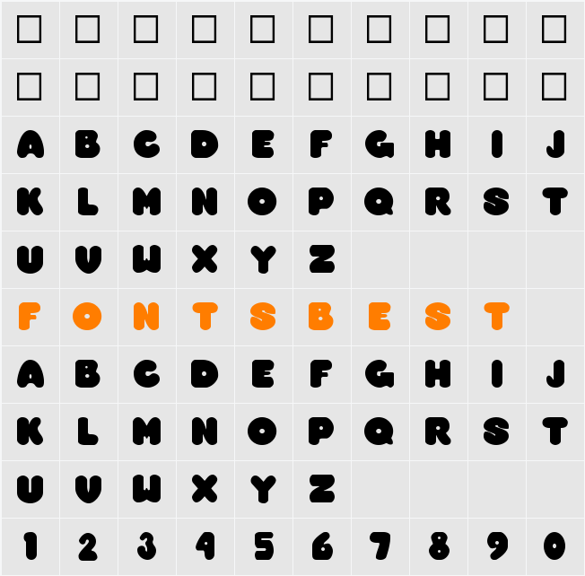 Overmuch Character Map