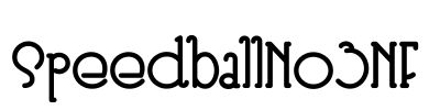 SpeedballNo3NF Font Image