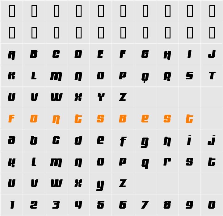 Fresh Character Map