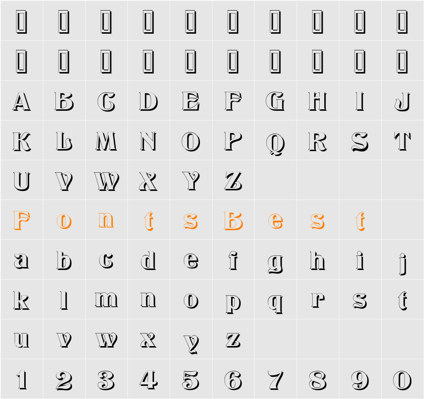 Klarissa Shadow Character Map
