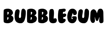 BubbleGum Font Image