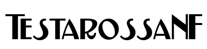 TestarossaNF Font Image