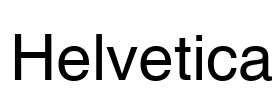 Helvetica