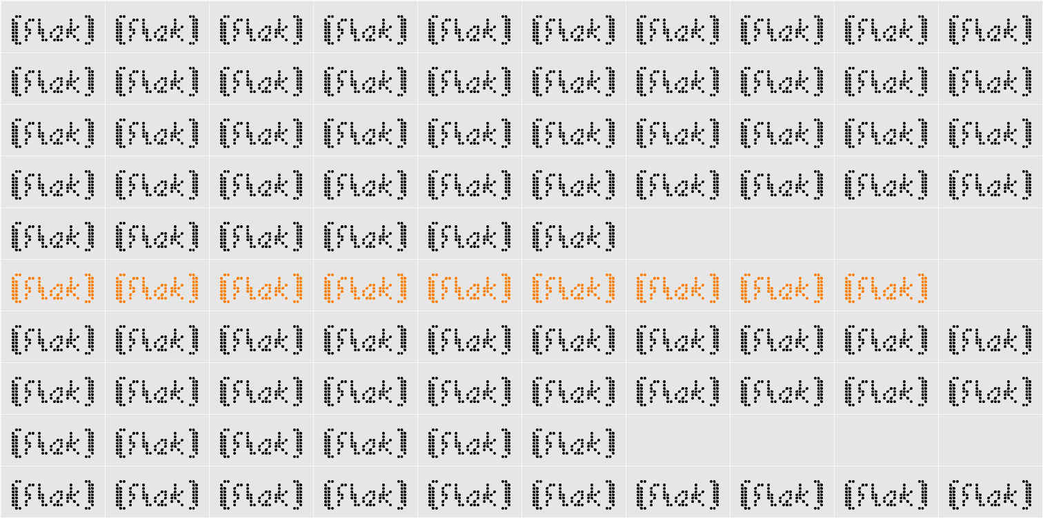 [.flak.] Character Map