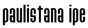 Paulistana Ipe Font Image