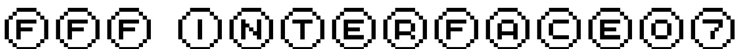 FFF Interface07 Font Image