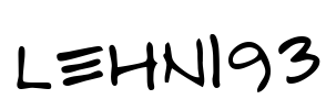LEHN193 Font Image