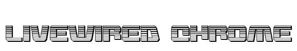 Livewired Chrome Font Image