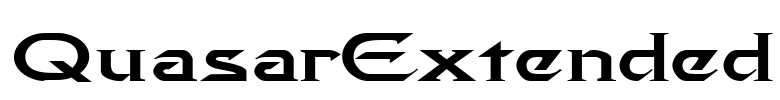 QuasarExtended Font Image
