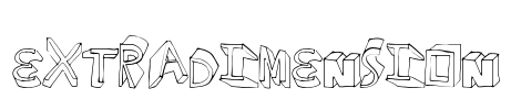ExtraDimension Font Image