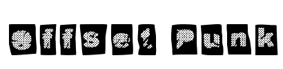 Offset Punk Font Image