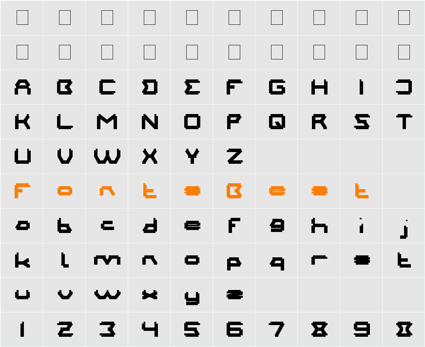 MOTHER FATHER Character Map