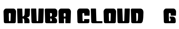 Okuba Cloud__G Font Image