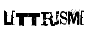 Lettrisme Font Image