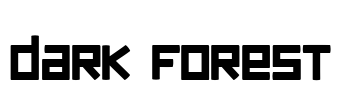 dark forest Font Image
