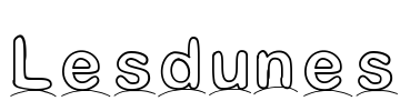 Lesdunes Font Image