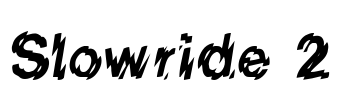 Slowride 2 Font Image