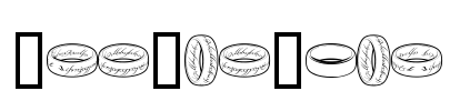 TheOneRing Font Image