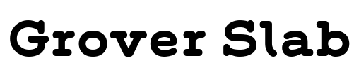 Grover Slab Font Image