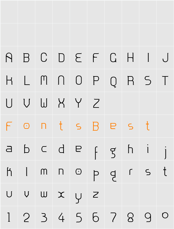 Zoloft Character Map