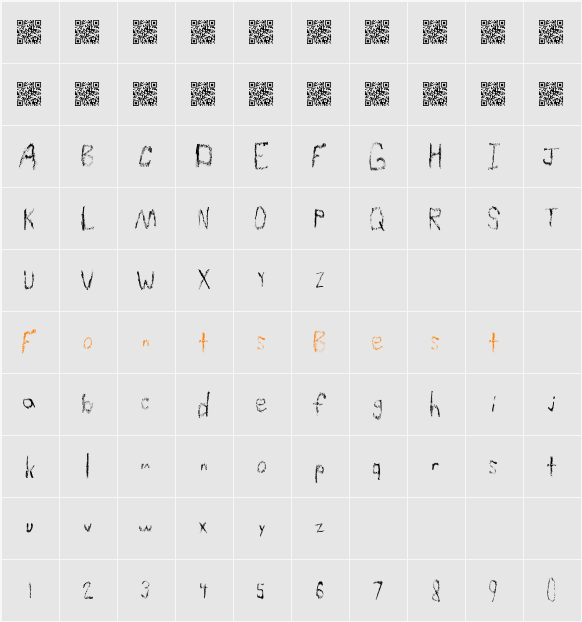 SimpleLucky Character Map