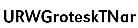 URWGroteskTNar Font Image