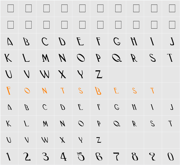 Black Adder II Lefty Character Map