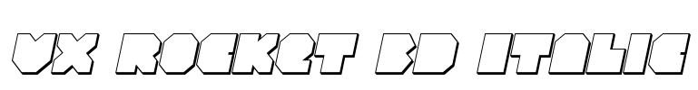 VX Rocket 3D Italic