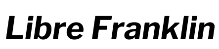 Libre Franklin Font Image