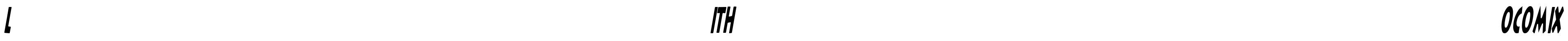 LithoComix Font Image
