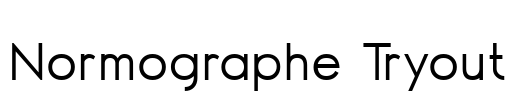 Normographe Tryout