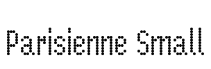 Parisienne Small Font Image