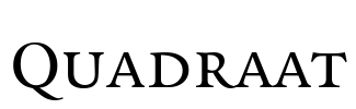 Quadraat Font Image