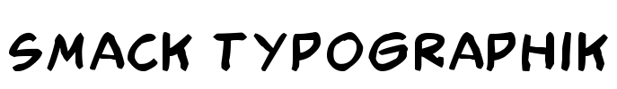 Smack Typographik Font Image