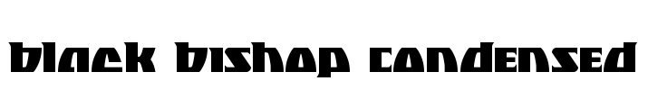 Black Bishop Condensed