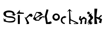 Strelochnik Font Image