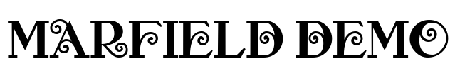 Marfield Demo Font Image