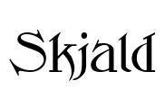 Skjald Font Image