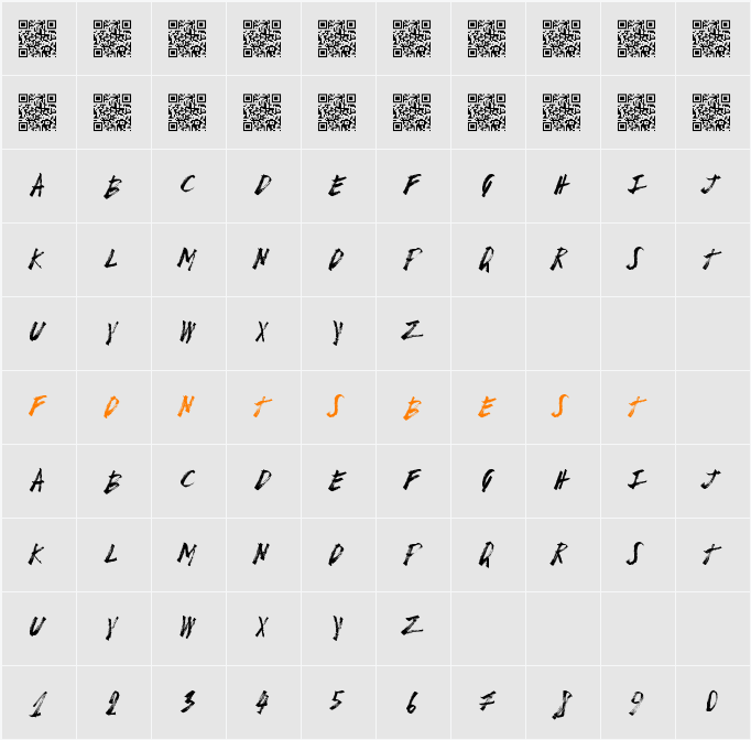 BreakPoint Character Map